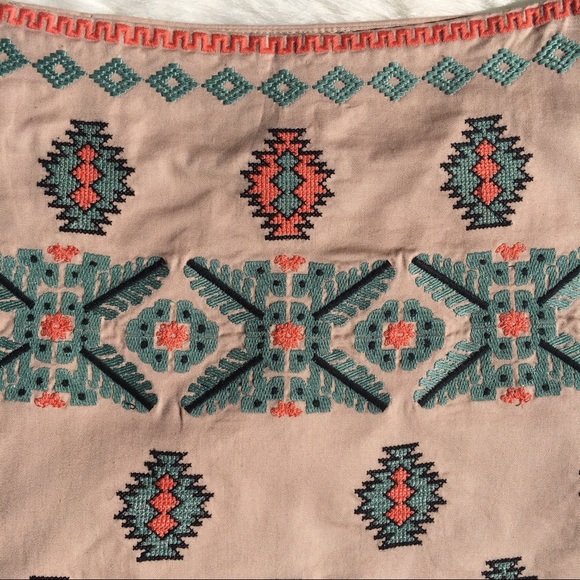 ⭐️BOGO FREE! Embroidered Tribal Mini Skirt - Picture 3 of 3